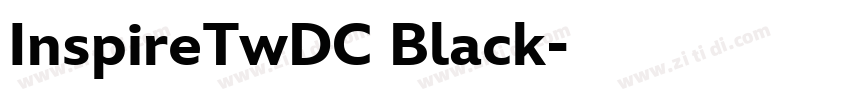 InspireTwDC Black字体转换